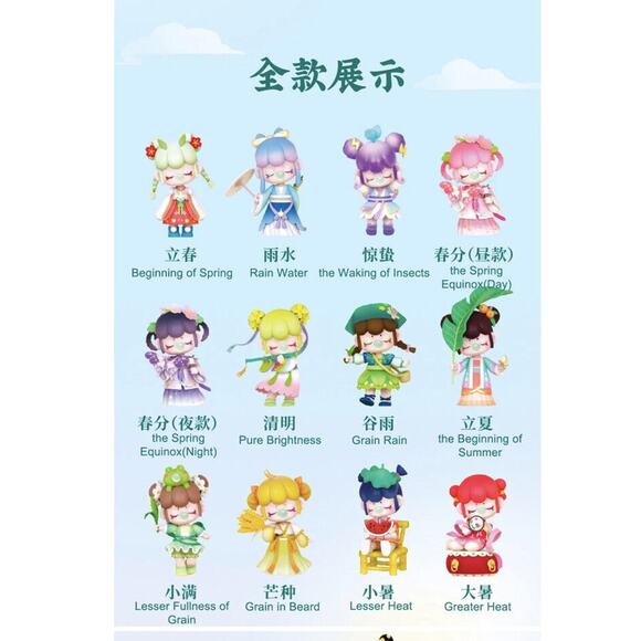 Rolife X Nanci GRAIN IN BEARD Solar Terms Mini Figure Designer Art Toy NEW - Picture 7 of 8